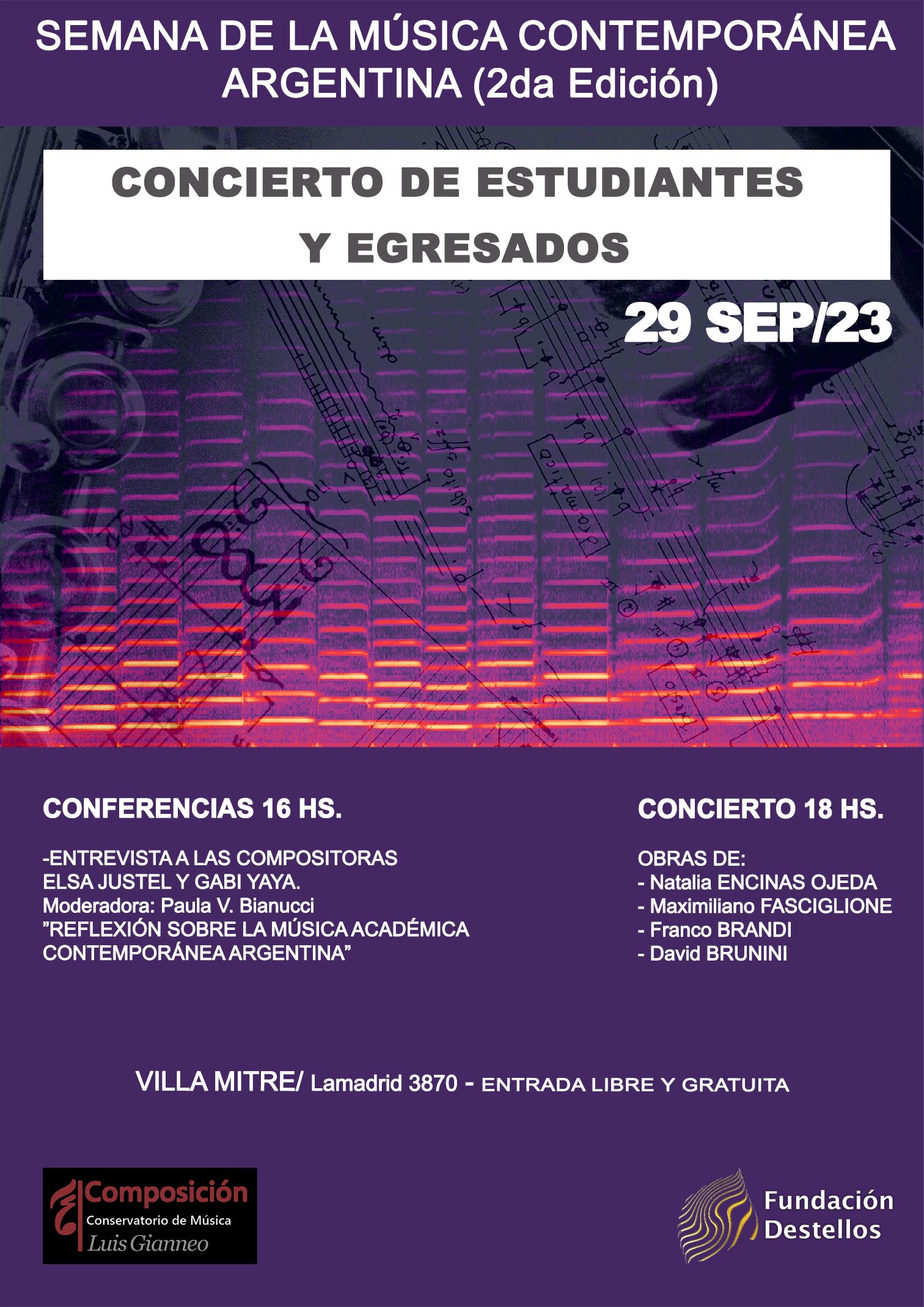 Concierto Alumnos — 29 Sep 2023